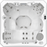 Wellis Malaga life hot tub top view