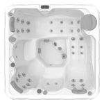 Wellis budapest life hot tub top view