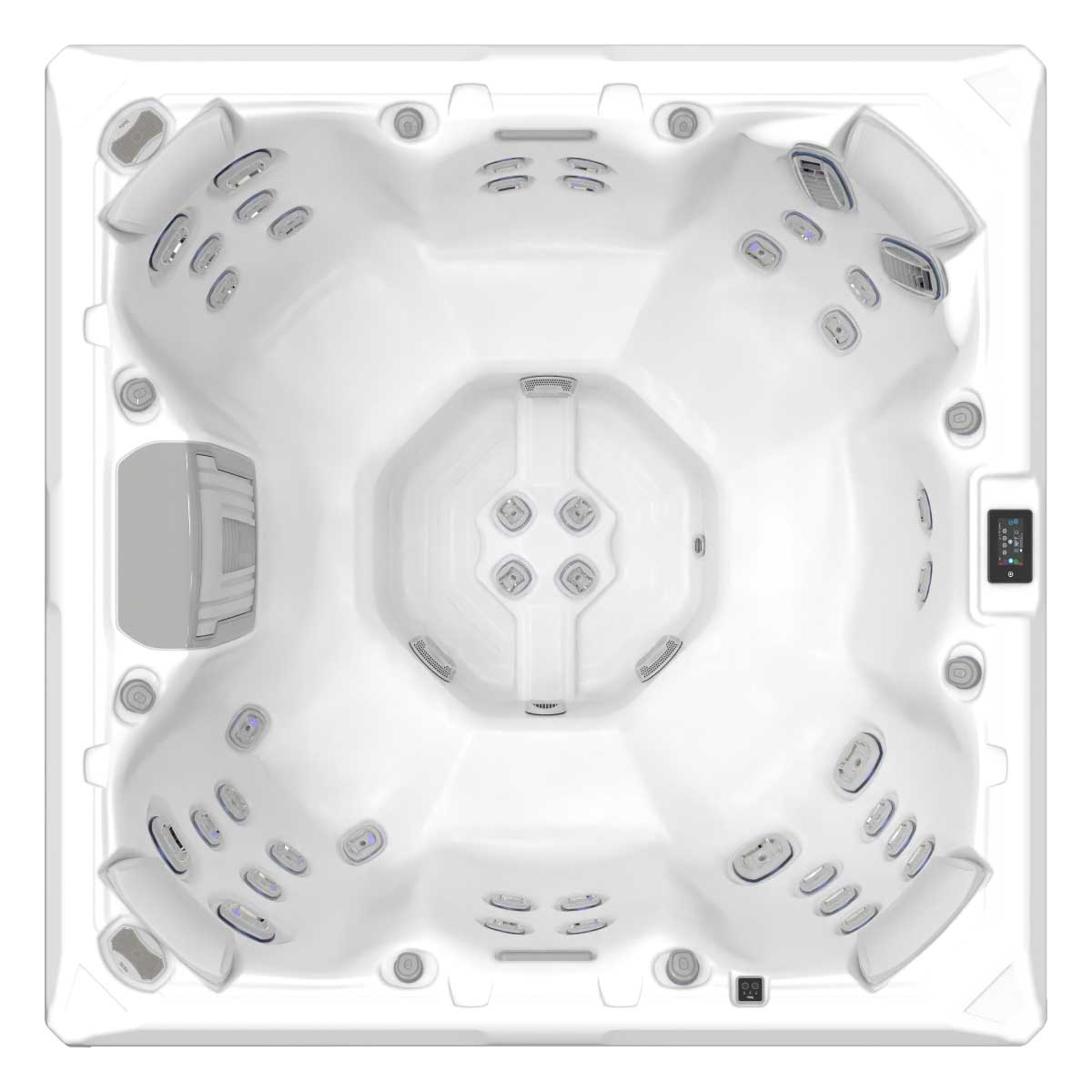 Mandala Life 6 Wellis Mandala hot tub top view