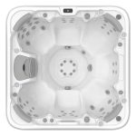 Wellis vienna hot tub top view