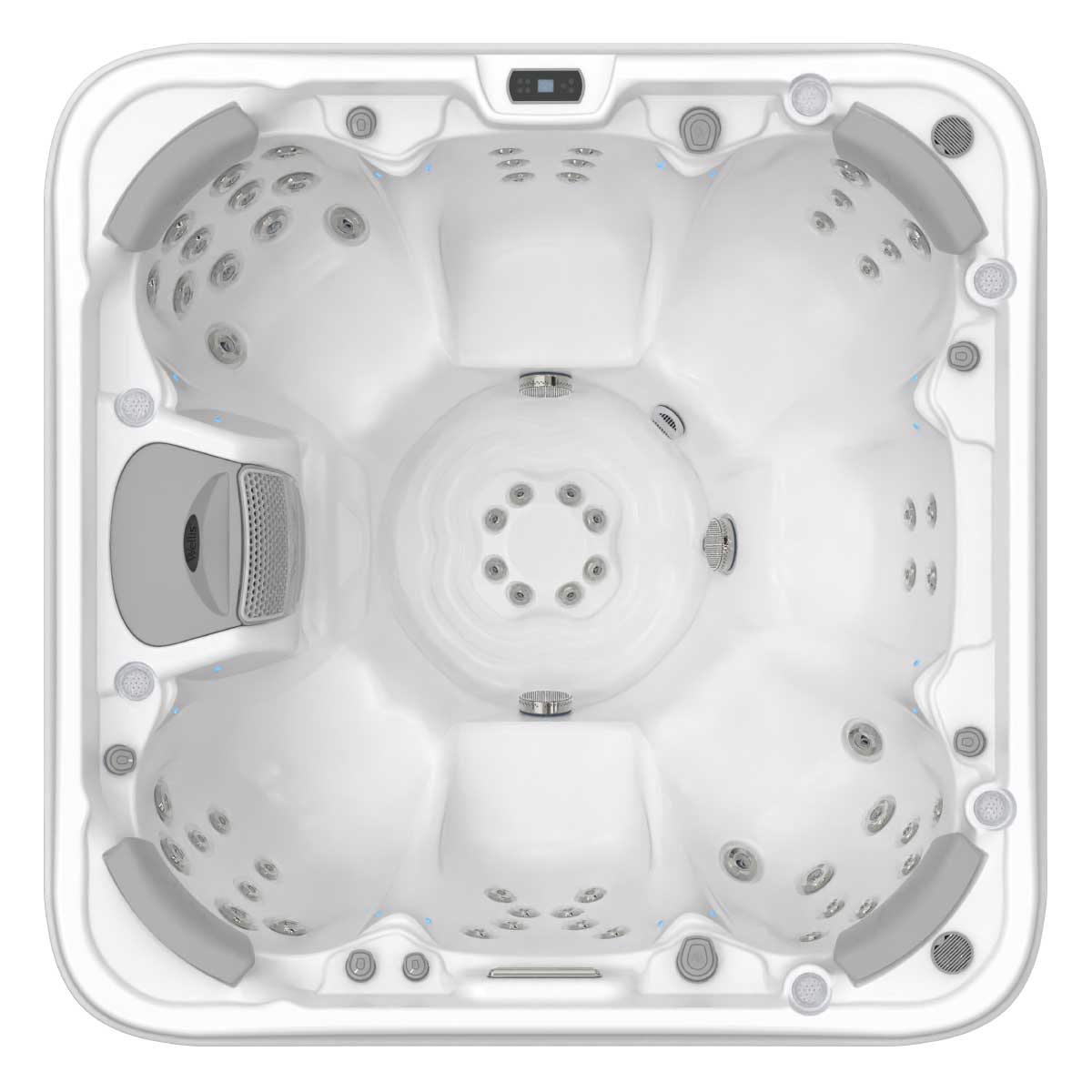 Wellis vienna hot tub top view